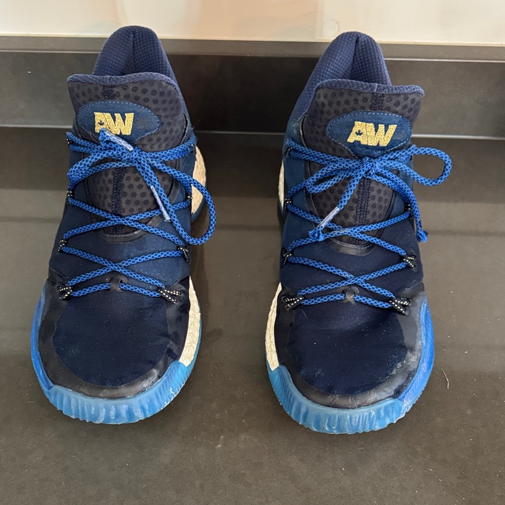 Adidas crazy explosive low men’s Andrew Wiggins basketball shoes.